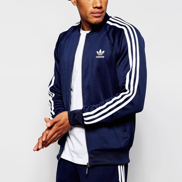 adidas original blue jacket